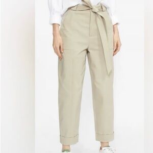Ted Baker | Indiaz Tie-Waist Barrel Leg Pants - Size 12 (Ted Baker Size 4)